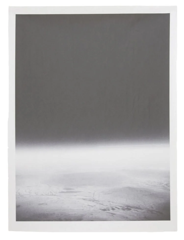 Alia Malley AZ_1166, 2012 / 2015 Unique pigment print on newsprint Sheet: 18 x 24 inches / Framed: 20.25 x 26.25 inches