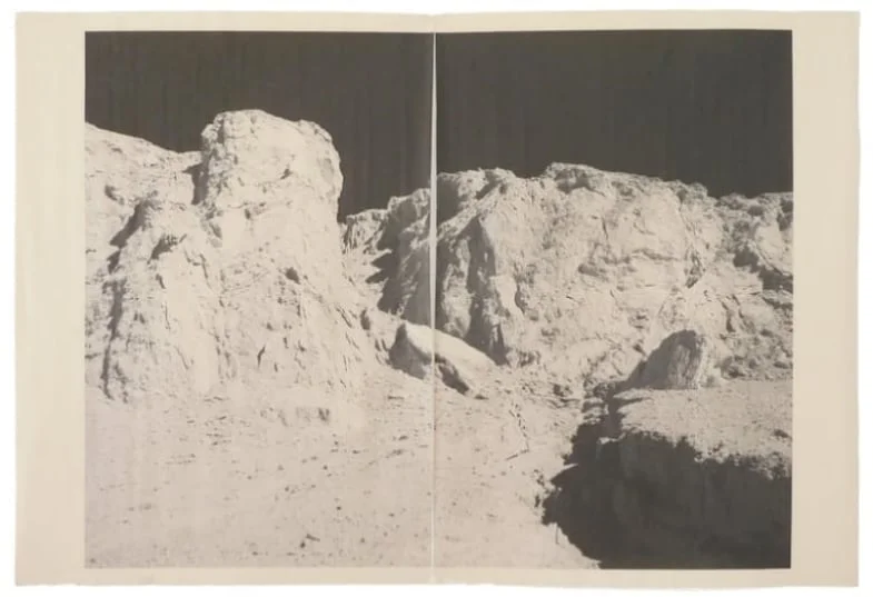 Alia Malley DV_7276, 2013 / 2015 Unique (diptych) pigment print on newsprint Sheet: 33 x 23.5 inches / Frame: 35.5 x 26.25 inches