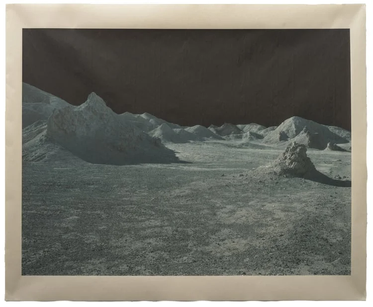 Alia Malley D V_8354, 2014 / 2015 Unique (diptych) pigment print on newsprint Image: 40 x 30 inches / Sheet: 44 x 36 inches