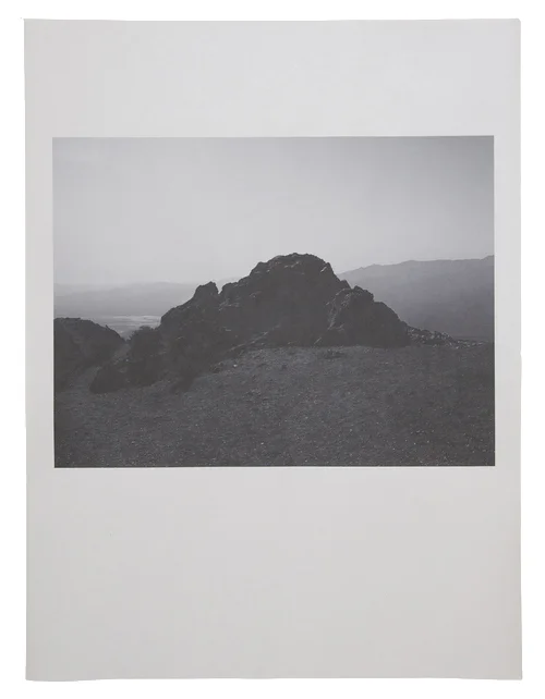 Alia Malley DV_7128 , 2012 / 2015 From the series, Captains of the Dead Sea Unique pigment print on newsprint Sheet: 18 x 24 inches / Framed: 20.25 x 26.25 inches
