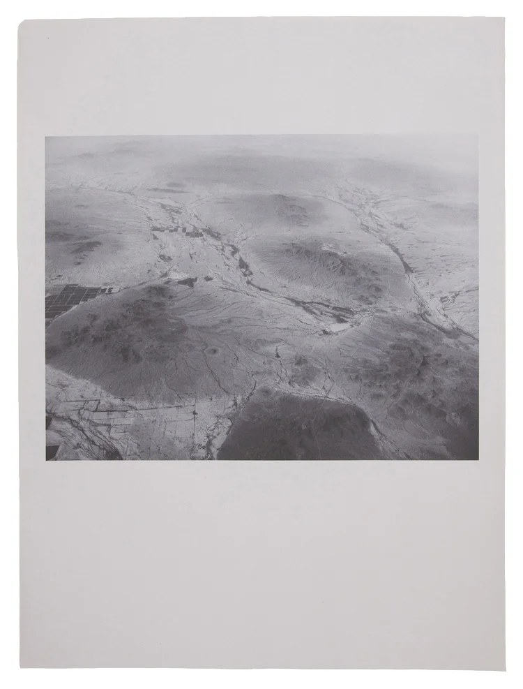 Alia Malley AZ_1158 , 2012 / 2015 From the series, Captains of the Dead Sea Unique pigment print on newsprint Sheet: 18 x 24 inches / Framed: 20.25 x 26.25 inches