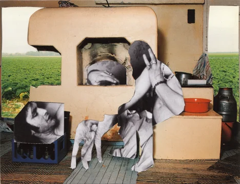 Melinda Gibson Photomontage I Pages 100, 143, 187of "The Photograph as Contemporary Art", 2009-2011 Unique collage work 124 x 95.5 mm