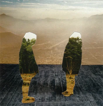 Melinda Gibson Photomontage XXII Pages 17, 182, 195of "The Photograph as Contemporary Art", 2009-2011 Unique collage work 84 x 65 mm