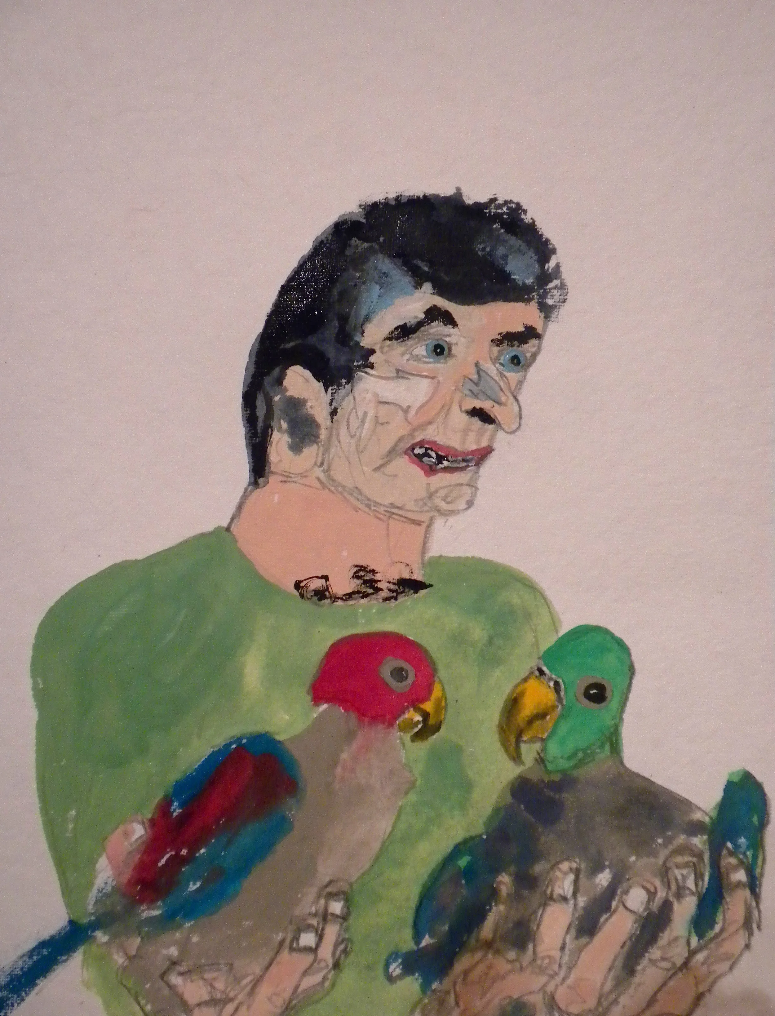 Jack and his Baby Eclectus.jpg