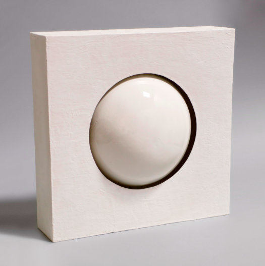 Elizabeth Orleans Two Sided Square , 2011 Glazed ceramic 23 x 23 x 8 inches