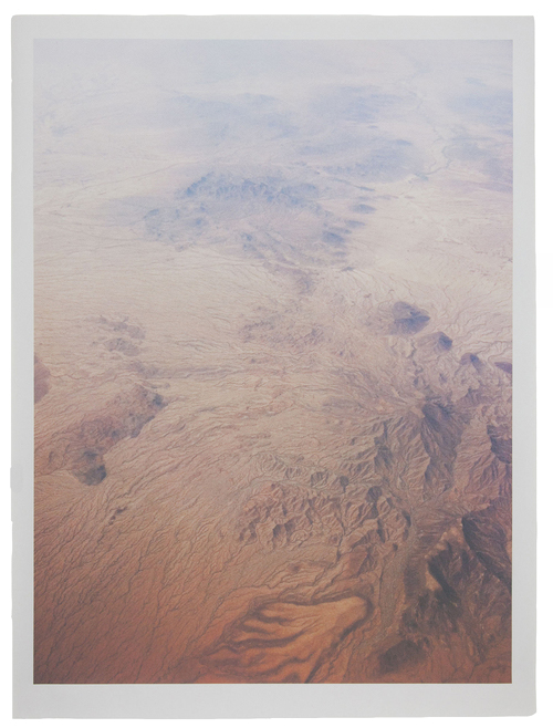 Alia Malley AZ_1151 , 2012 / 2015 Unique pigment print on newsprint Sheet: 18 x 24 inches / Framed: 20.25 x 26.25 inches $2,700 mounted and framed