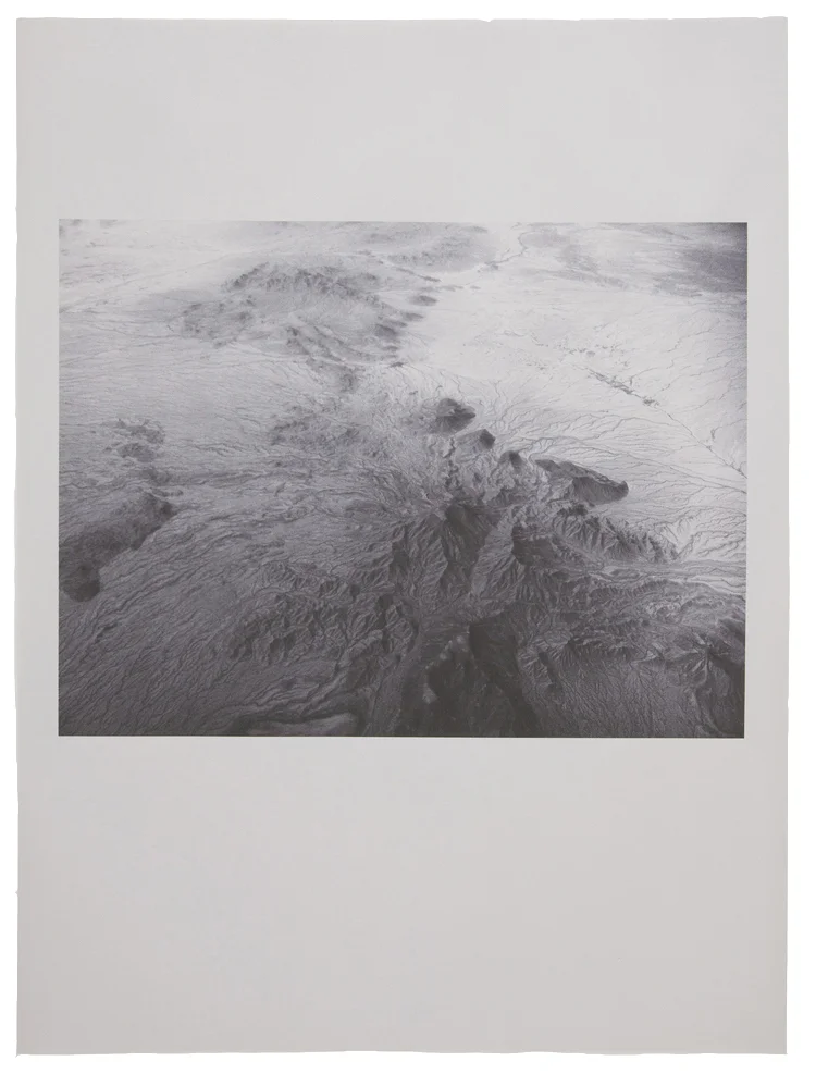 Alia Malley AZ_1149 , 2012 / 2015 Unique pigment print on newsprint Sheet: 18 x 24 inches / Framed: 20.25 x 26.25 inches $2,700 mounted and framed