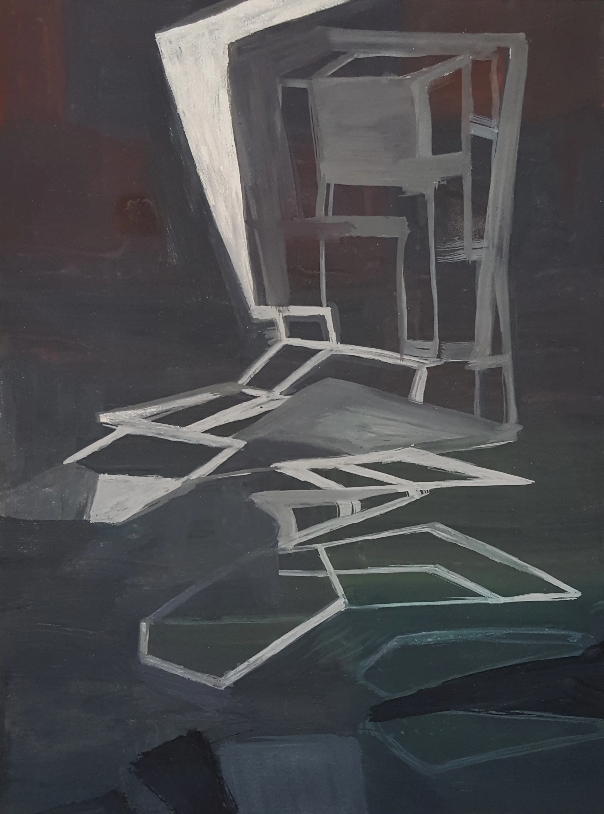 Rebeca Puga Untitled, 2016 9 x 12 inch Oil on Wood Panel