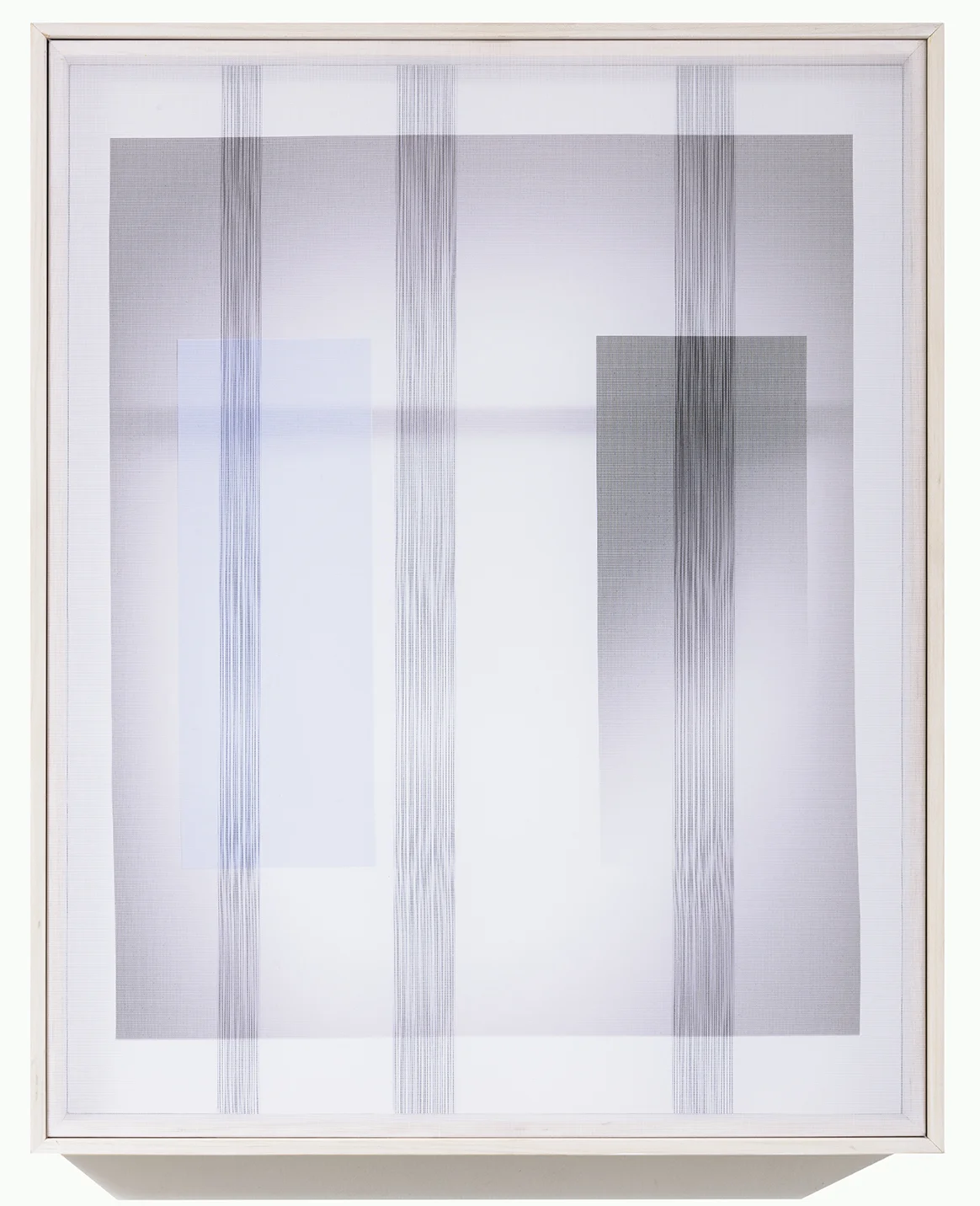 Adele Mills Rear Traveler , 2016 16 x 20 inch Mixed Media / Kinetic Object Print on fabric over print on paper, framed in custom shadow-box From a limited edition of 5