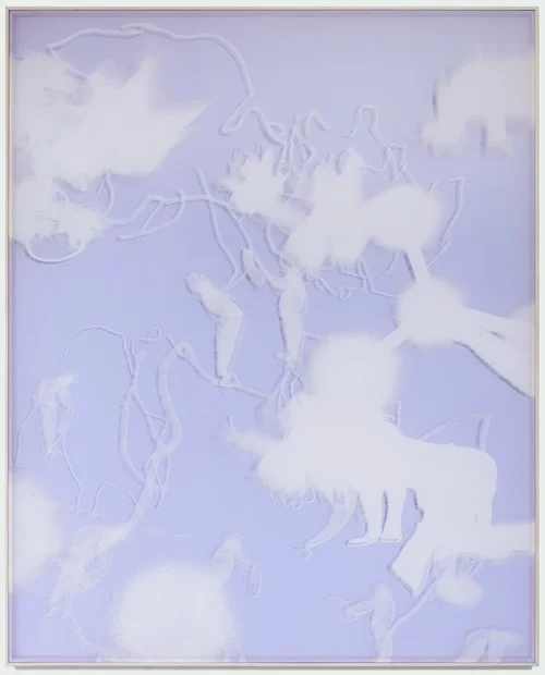 Adele Mills All Akimbo , 2016 48 x 60 inch Mixed Media / Kinetic Object Print on fabric over print on paper, framed in custom shadow-box From a limited edition of 5
