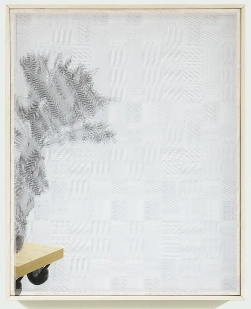 Adele Mills The Cherry Orchard , 2016 16 x 20 inch Mixed Media / Kinetic Object Print on fabric over print on paper, framed in custom shadow-box From a limited edition of 5