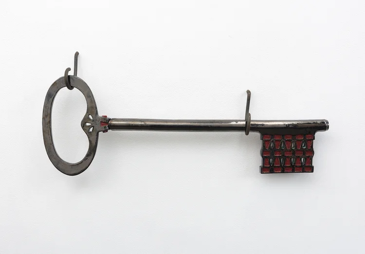 Elizabeth Orleans Resolution , 2016 32 x 11 x 1.5” Glazed ceramic