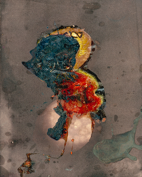 Arden Surdam At Least She Took My Sloppy Seconds, 2015 Chocolate Glazed Donuts, Van Dyke Brown From the series How to Tell When It's Done Number 1 from a Limited Edition of 2 with 2 APs Archival Pigment Print, 40 x 50 inches