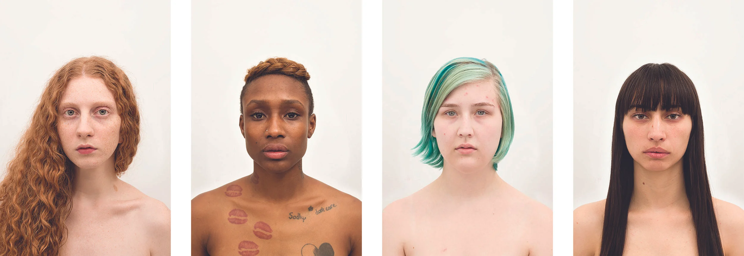 Amanda Vincelli Regimen Portrait Arrangement A , 2014 / 2015 Set of 4 from the series, Regimen From a limited edition of 5 Individual portraits: 12.5 x 18.75 inches Archival pigment prints with UV matte overlaminate