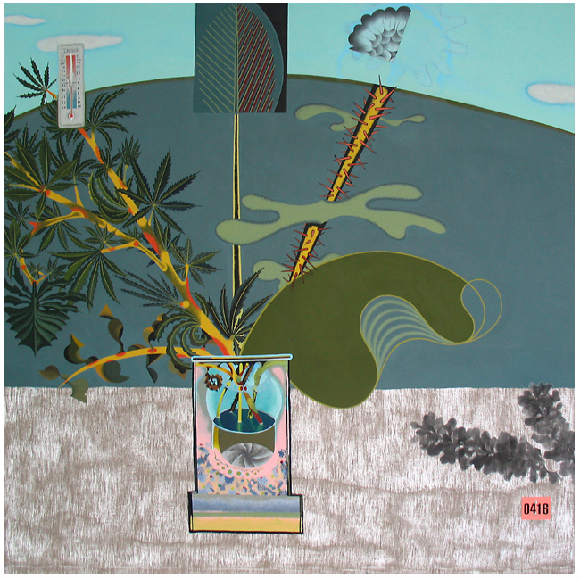 Joy Taylor #0416 , 2013 Acrylic and mixed media on canvas 52 x 52 inches $6,600.