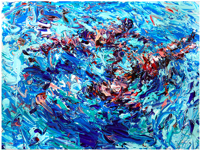 Chrissy Angliker Pisces in Venus , 2015 Acrylic on canvas $5,200.