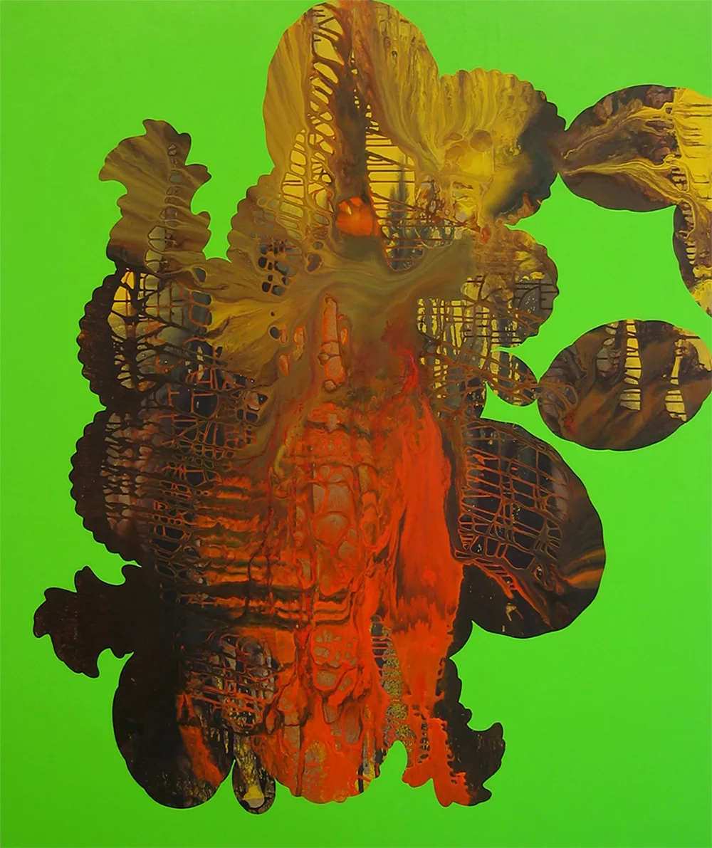 Linda King Chrysalis , 2013-2014 Acrylic on canvas 72 x 60 inches