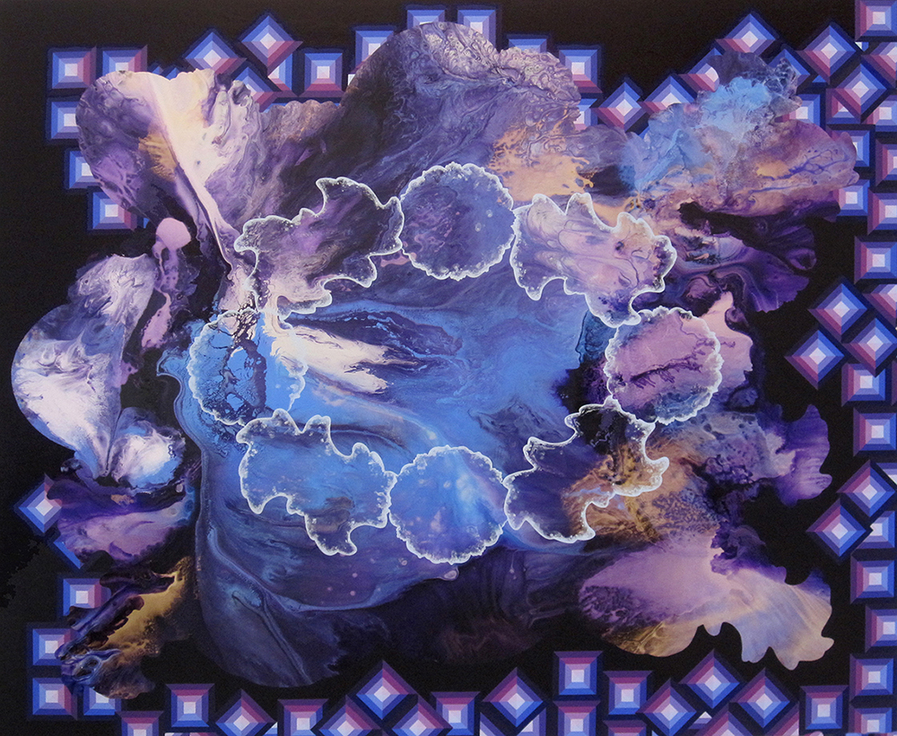 Linda King Sojourn, 2016 Acrylic on canvas 60 x 72 inches