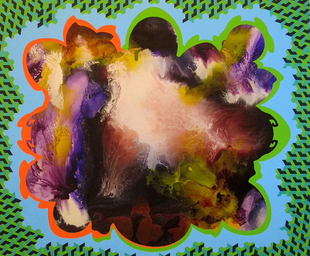 Linda King Between the Invisible Nocturn, 2015 Acrylic on canvas 60 x 72 inches