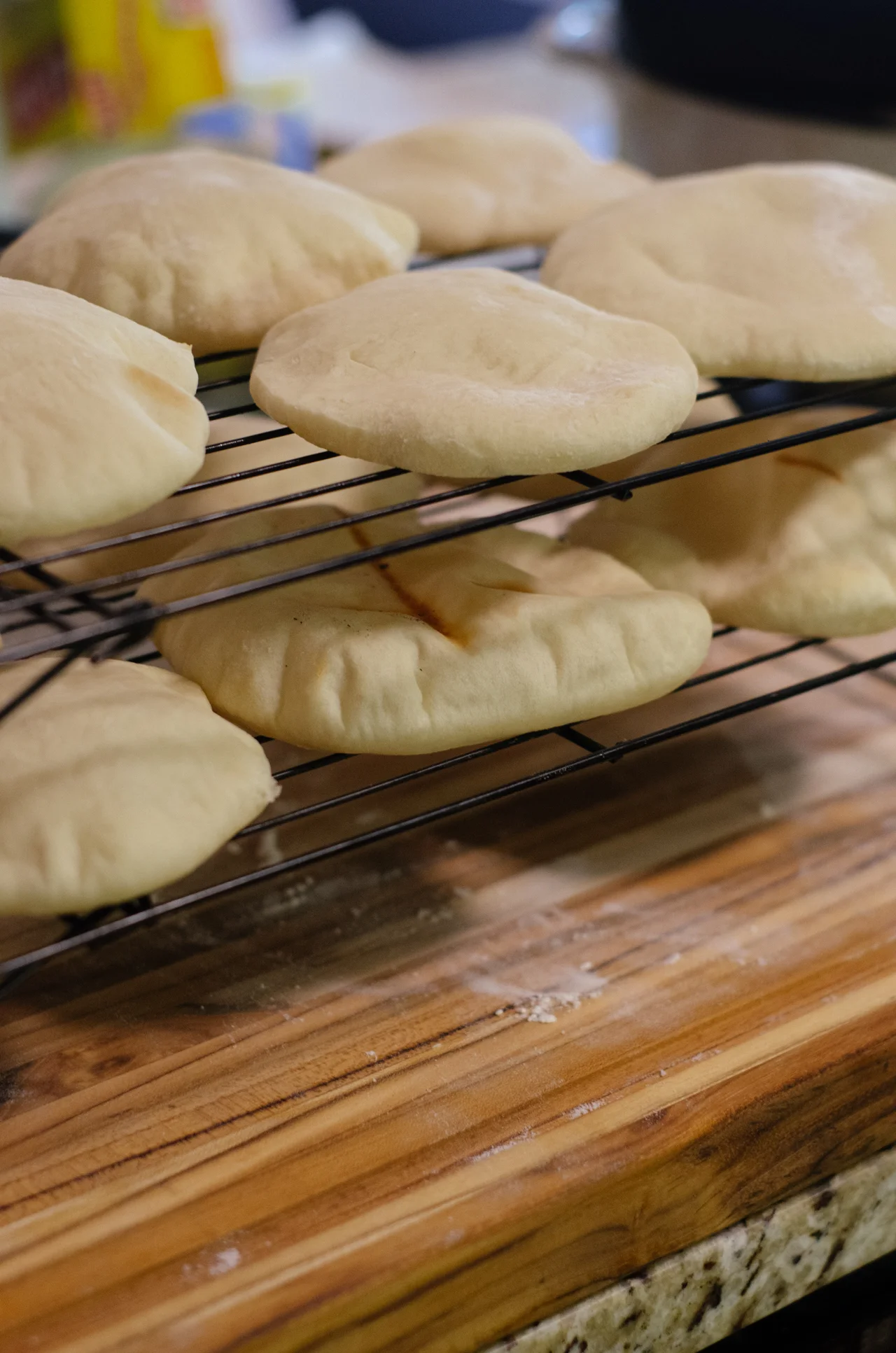 Yogurt Pita: I am going to make these again and again, I can sense it. My girlfriend was very upset when I wouldn’t let her eat the entire batch, though I think she’s glad I didn’t every time we toast one of the frozen ones to have with dinner.