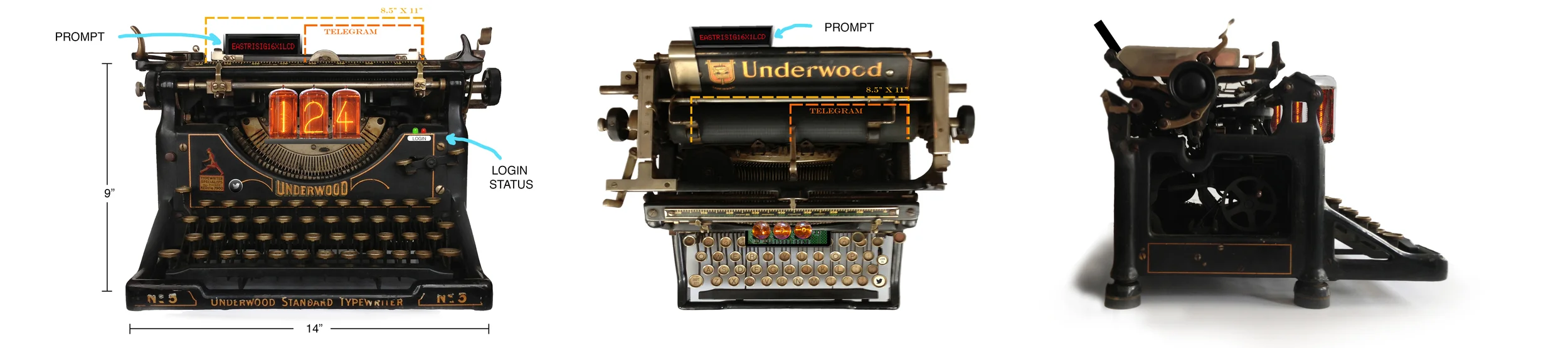 TWITTER X UNDERWOOD NO. 5