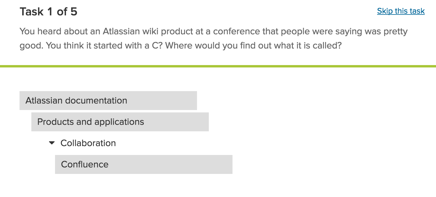 Example of what survey candidates see - Image from from a dummy survey.