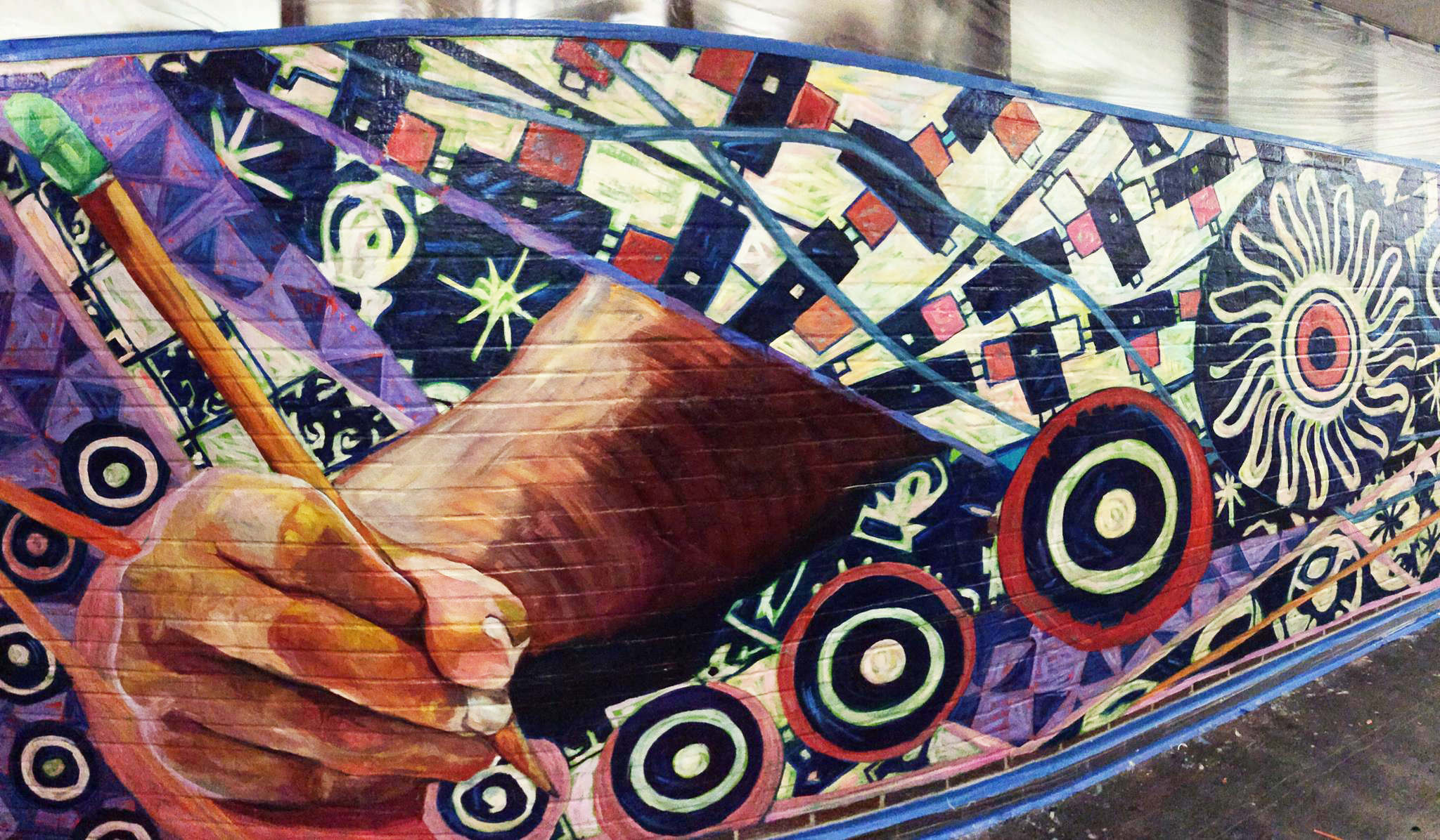 The Roosevelt Arts Wing Mural