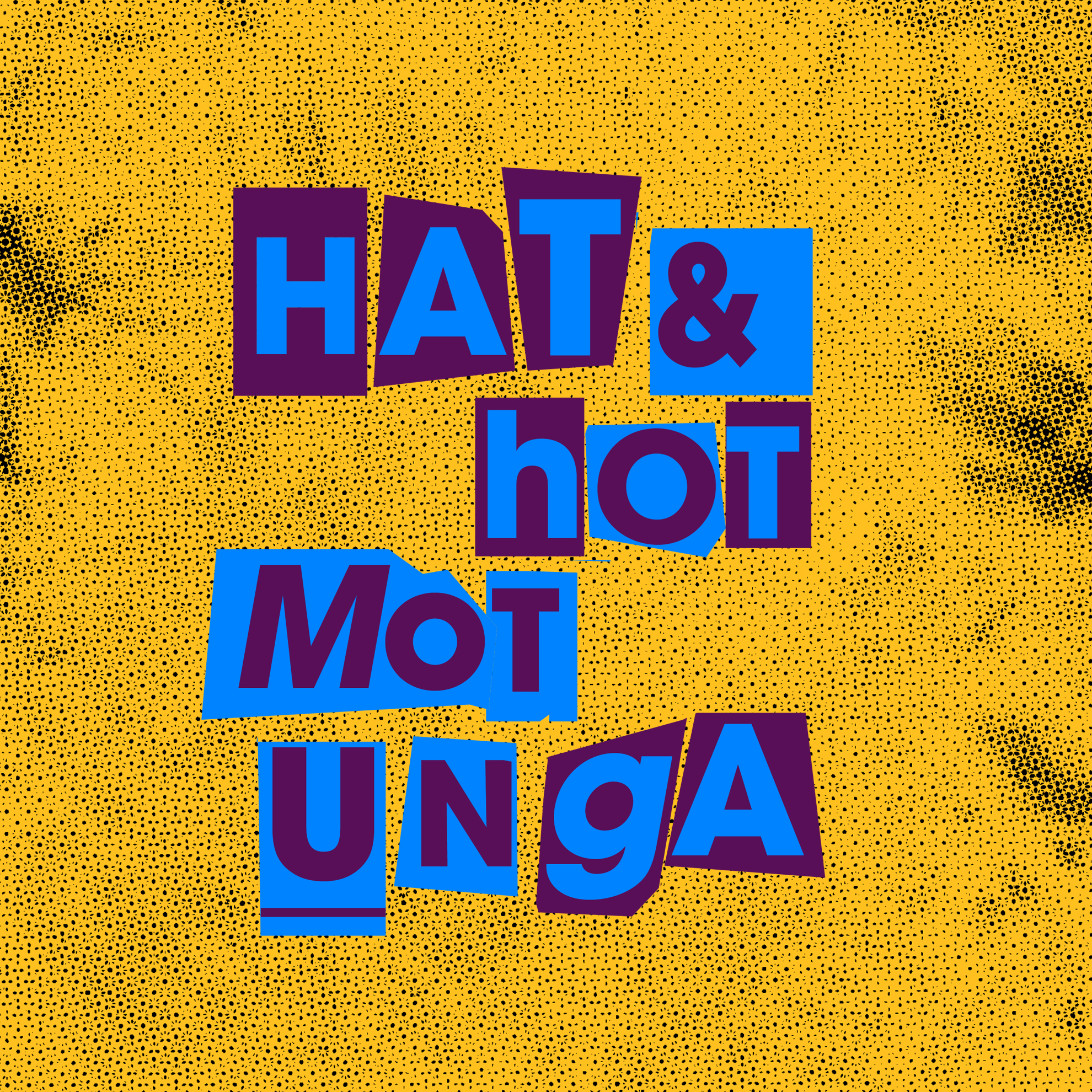 The typography was inspired by the threat letters of old, with letters from the newspapers.