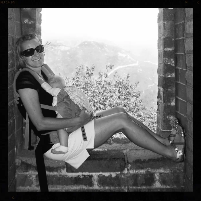 DAISY & BABY ON GREAT WALL IN CHINA I envision a harmonious healing space where vitality, imagination, beauty, compassion and love merge creating nirvana in the individual; nurturing the whole being, balancing the body, mind and spirit and awakening to true self.
