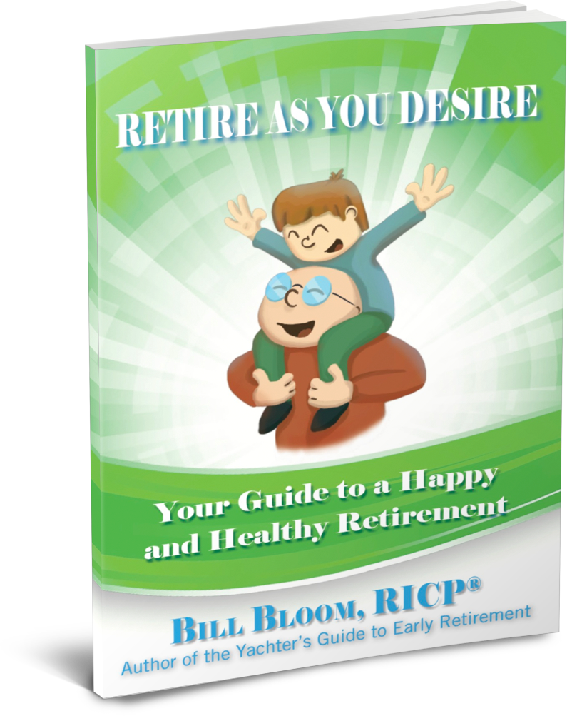   Retire As You Desire   Bill Bloom is a  financial advisor from Chicago.He has  created some great example of books that really resonate. He's an example always springs to mind   Listen as Bill shares his second book called 'Retire As You Desire' an