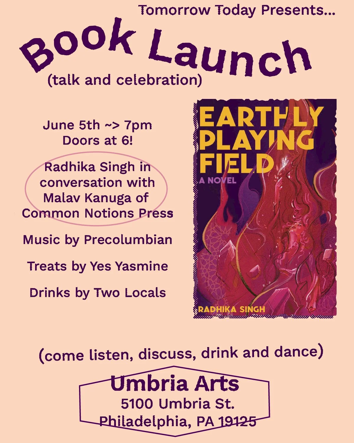 Tomorrow Today Presents Earthly Playing Field | Philadephia