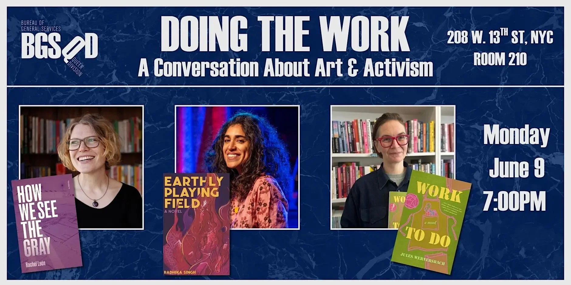 Doing The Work: A Conversation about Art and Activism | NYC