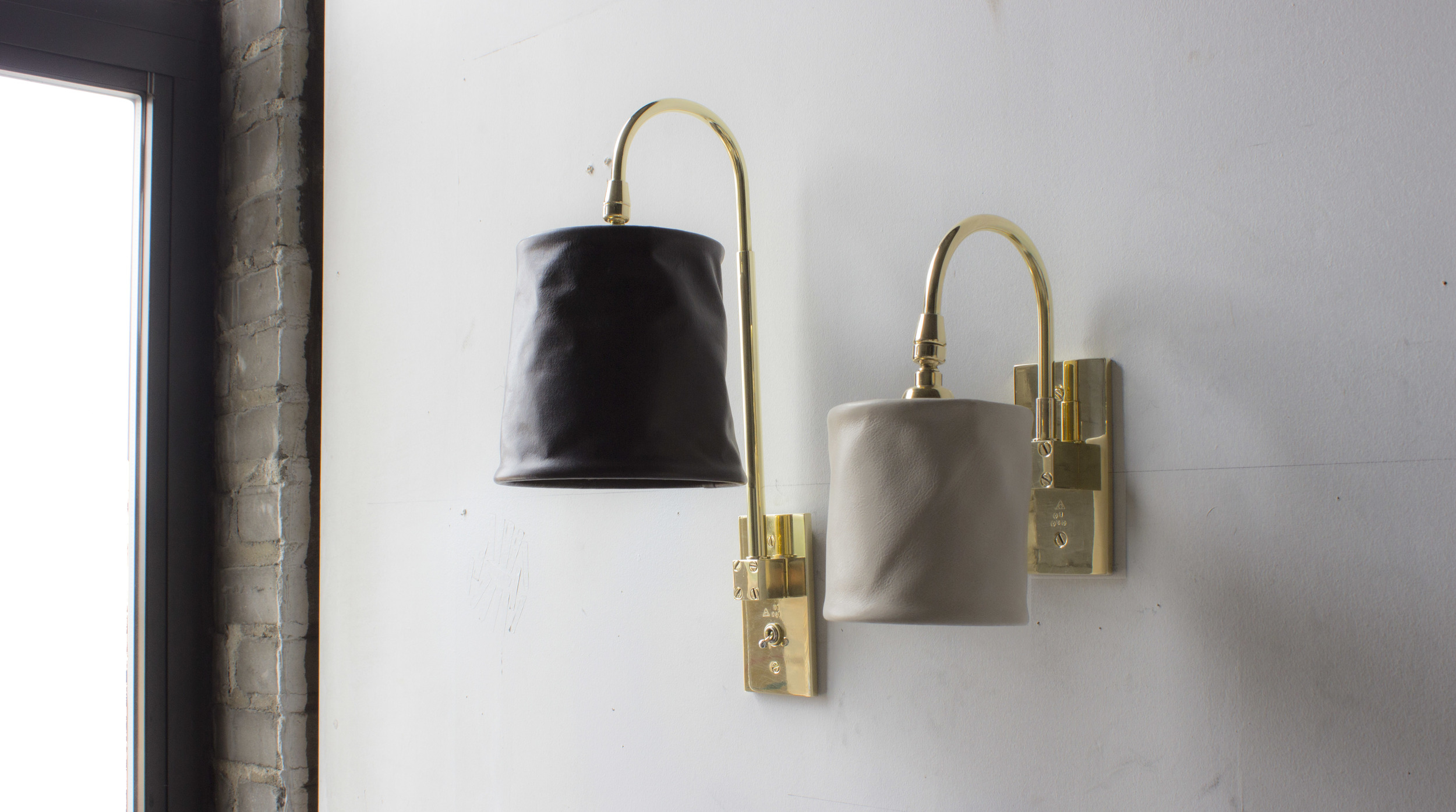 Series 01 Sconces (Small and Large), 2016.