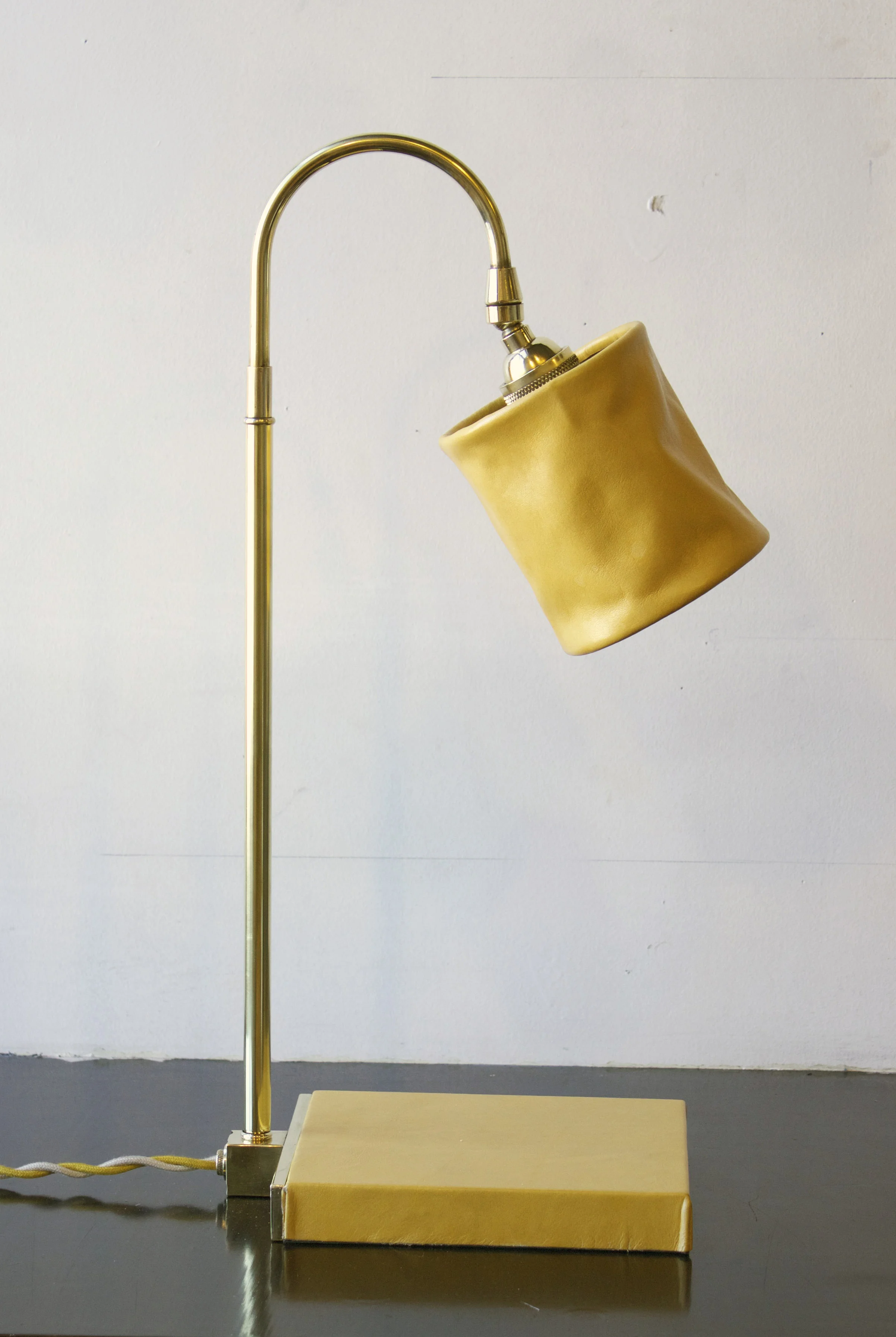 mustard desk lamp