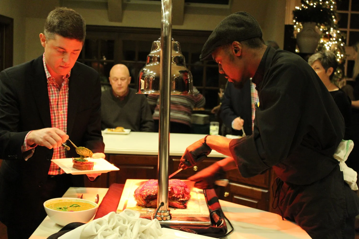 Pork Belly Carving Station
