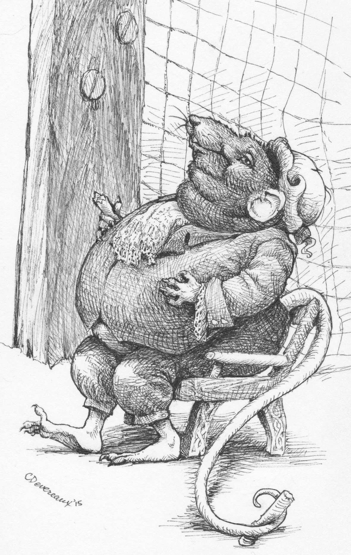 Living high on the hog, these rats! 