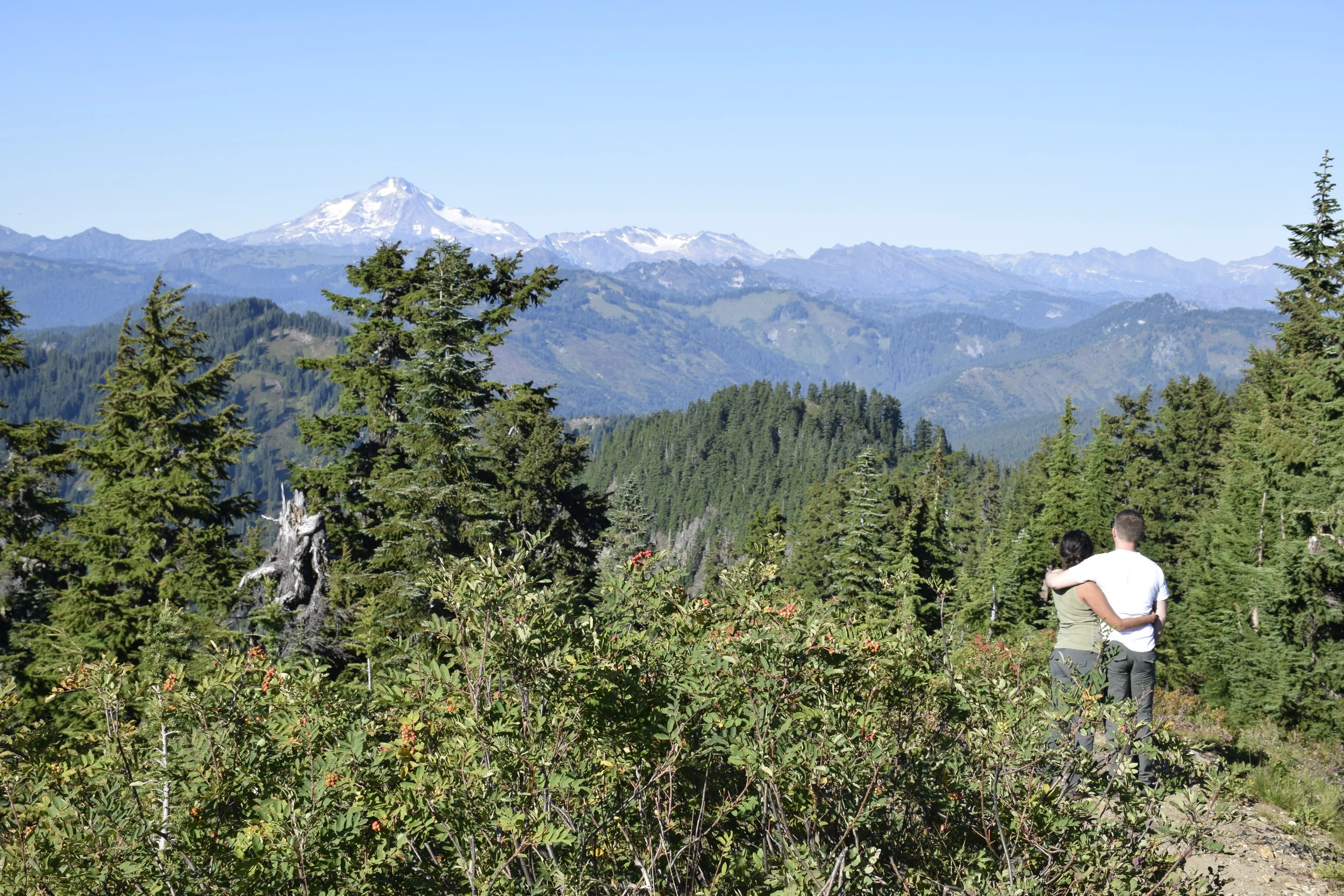  Views from the top of Evergreen Mountain. (Photo: Josh Morgan) 