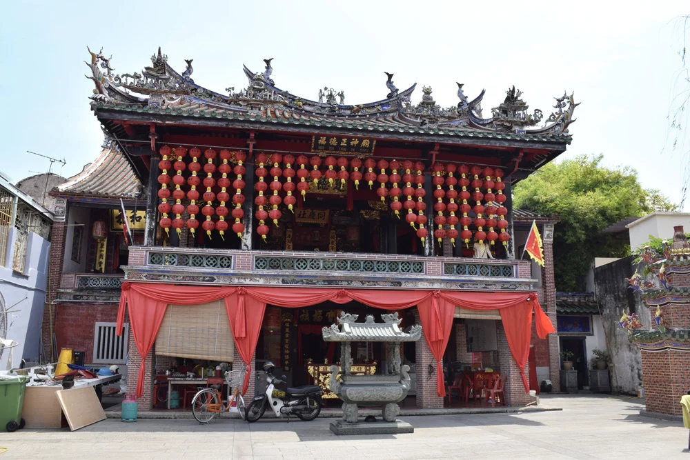  Hock Teik Cheng Sin temple on Penang's Armenian Street. 