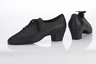 Typical men's Latin dance shoes.