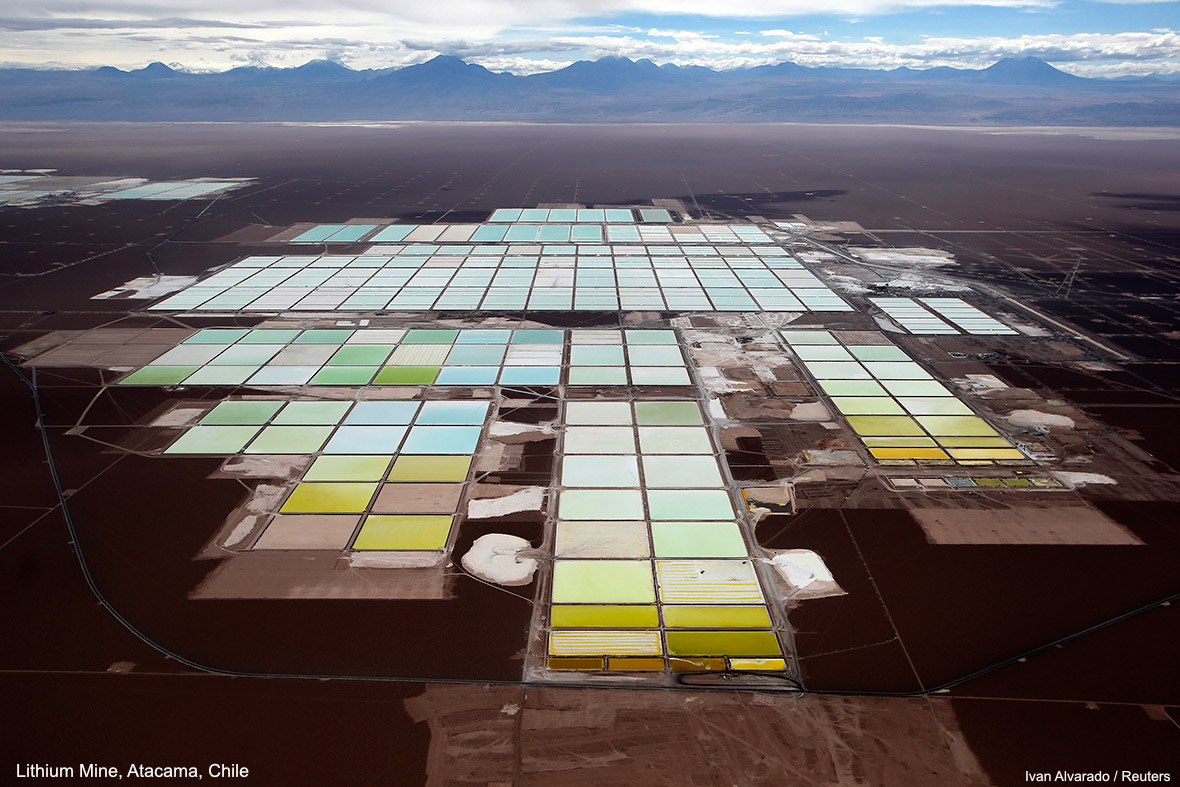 Lithium Mine, Atacama, Chile Photo: Ivan Alvarado, Reuters