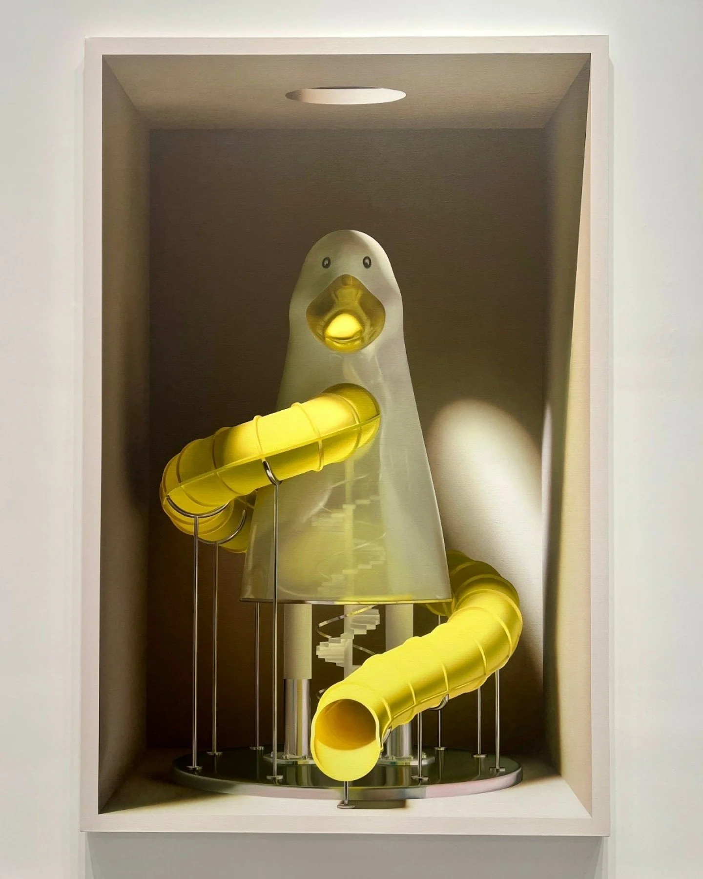 Our team visited our neighbors at Almine Rech for the opening of Mehdi Ghadyanloo's &quot;The Sacred Circus &mdash; Suspended Myths.&quot; Mehdi Ghadyanloo&rsquo;s paintings blend playful, candy-colored imagery with darker undertones. Though they app