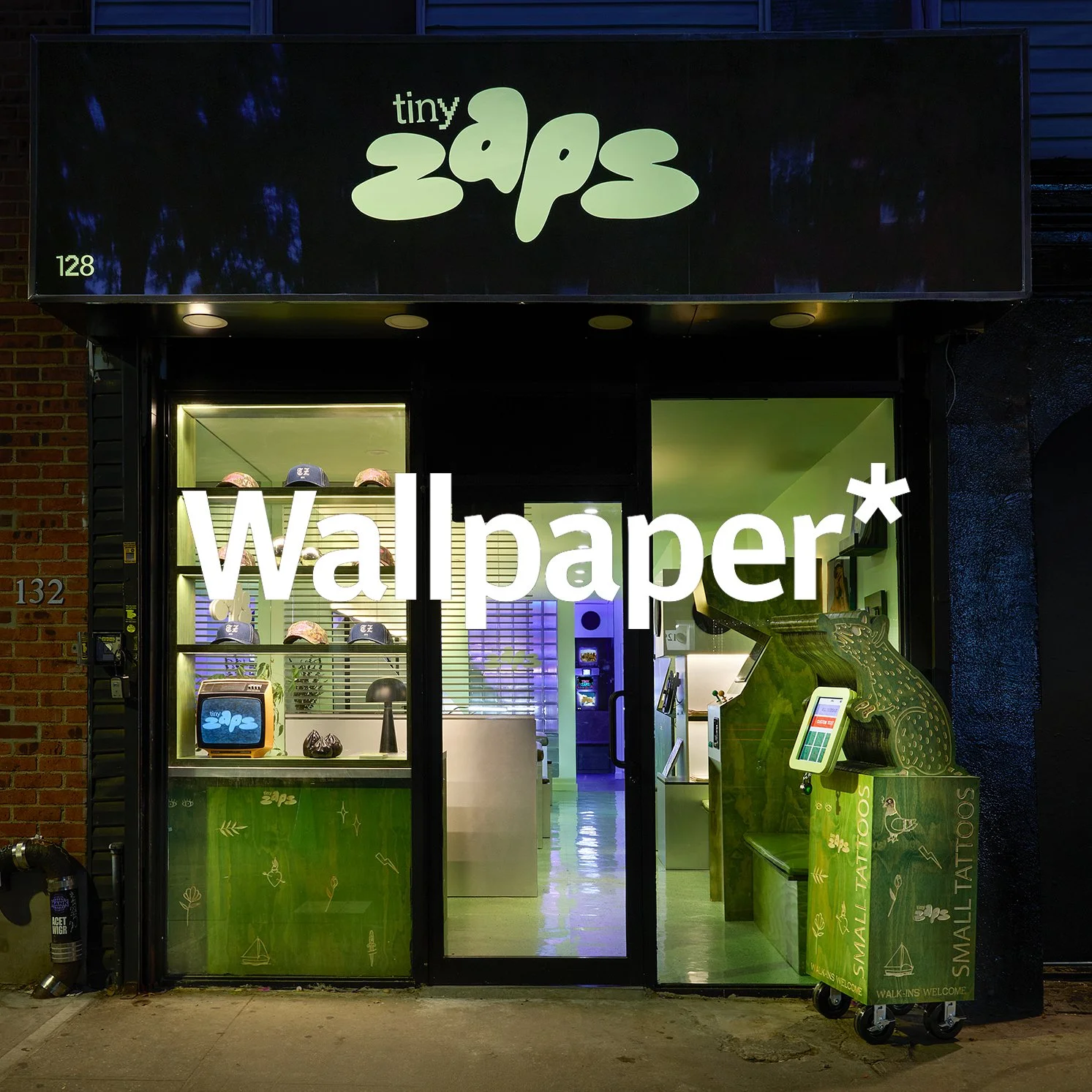 WALLPAPER MAGAZINE  x  TINY ZAPS