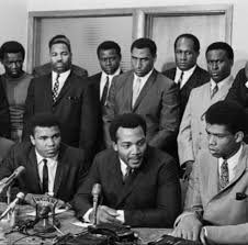 Muhammad Ali, Jim Brown and Kareem Abdul Jabbar address Civil Rights Violations and discrimination in Sports