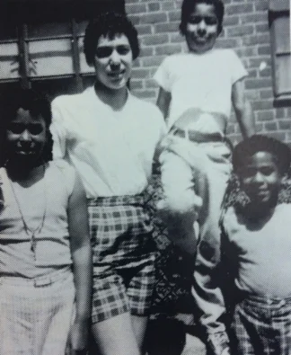  My sister Camille (l to r) , cousin Carlotta, myself and sister Renata