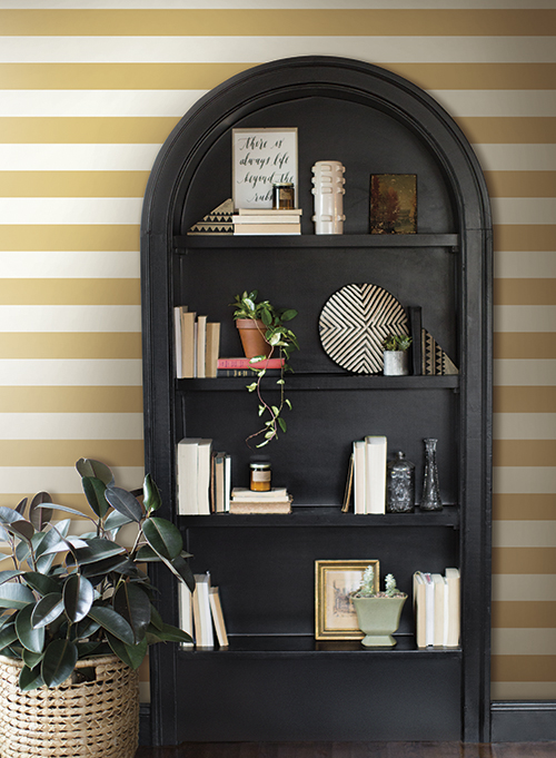 MH1592 AWNING STRIPE WALLPAPER
