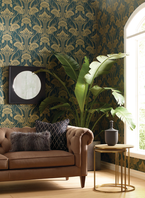 CA1566 NOUVEAU DAMASK WALLPAPER