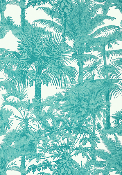 T10101 PALM BOTANICAL WALLPAPER