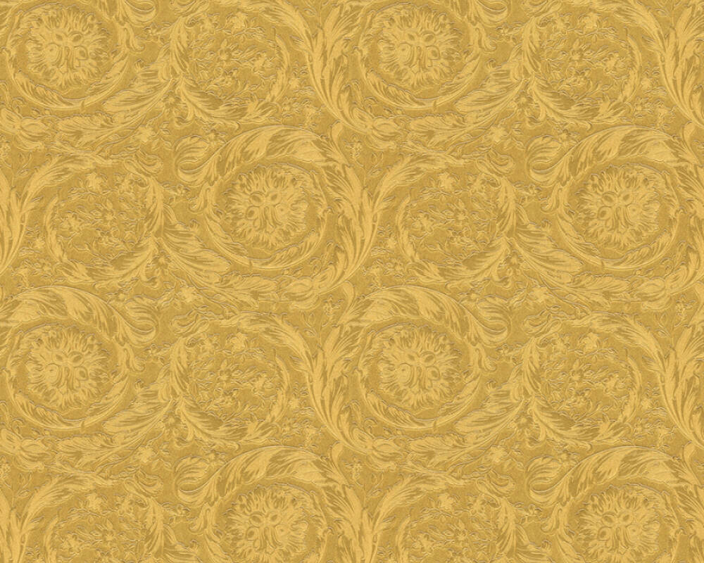 366923 VERSACE METALLIC BAROCCO FLOWERS