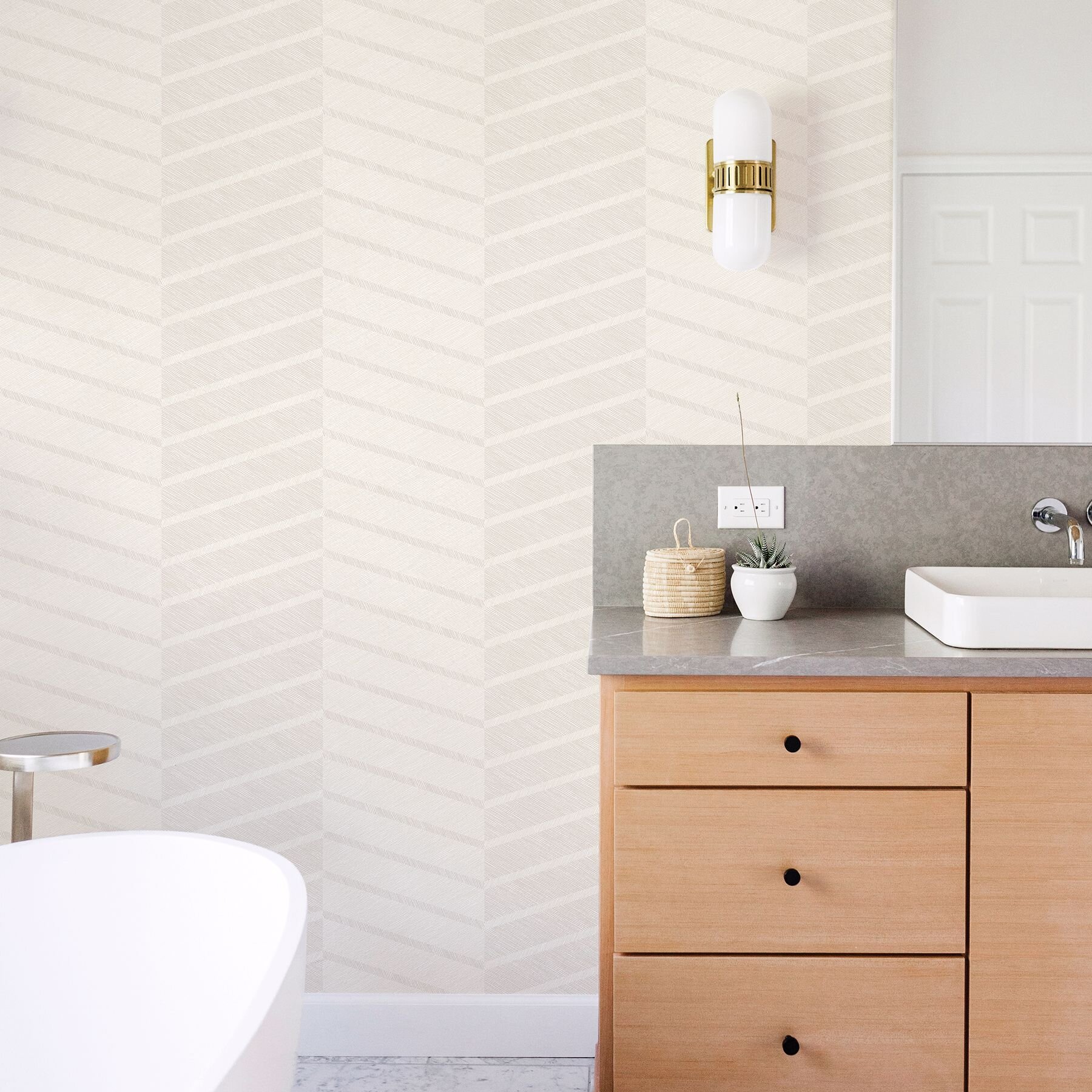 2964-25919 ASPEN CHEVRON WALLPAPER