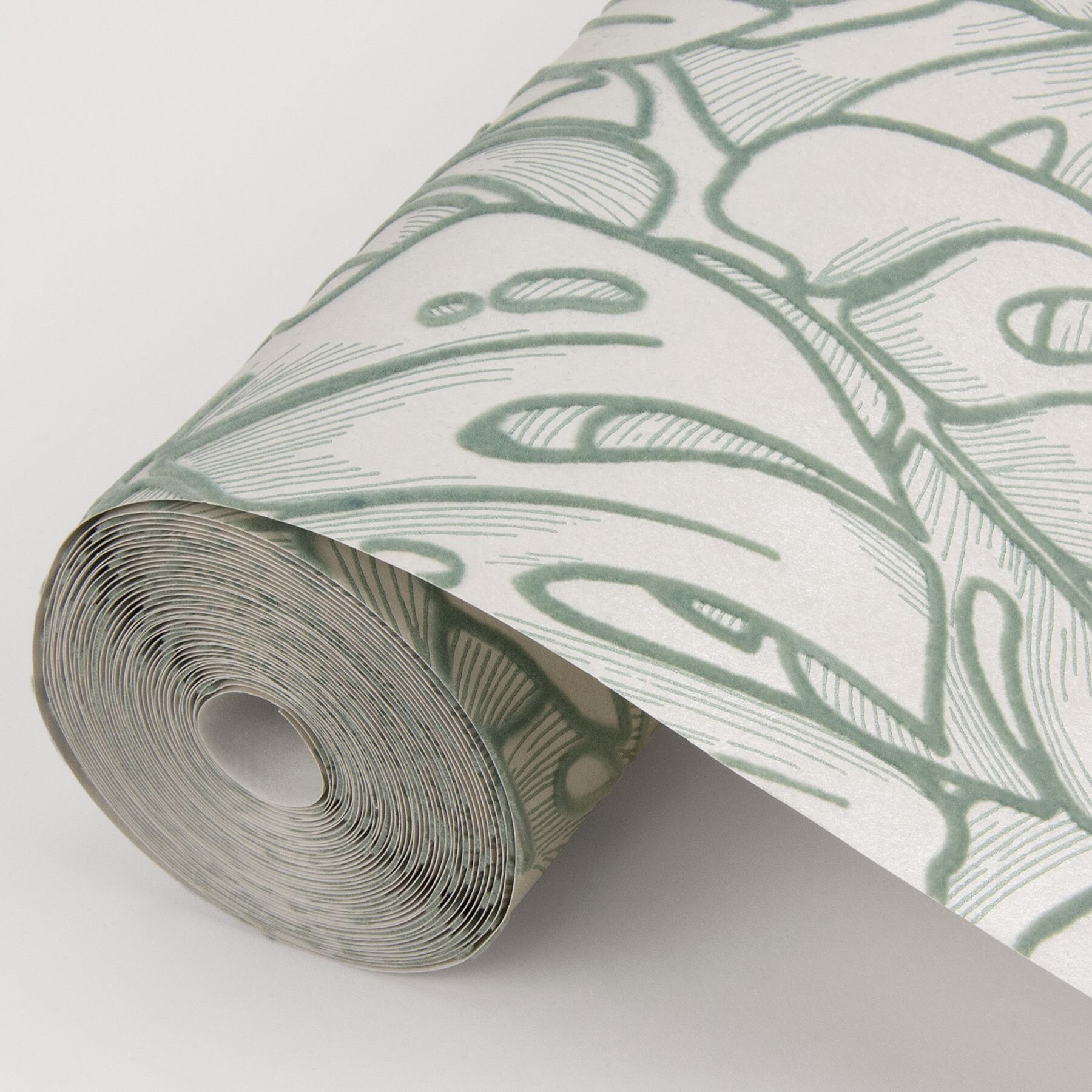 2964-87343 FLOCK BALBOA BOTANICAL WALLPAPER